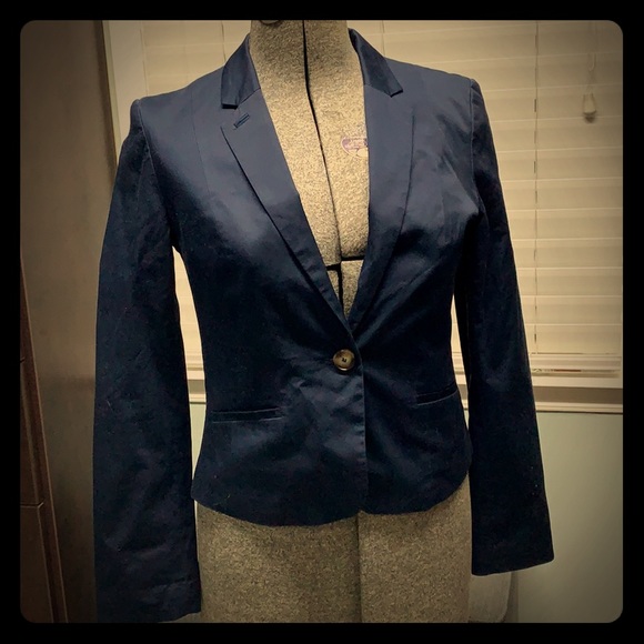 Jackets & Blazers - *Last Chance* H&M Navy Jacket Fully lined size 8